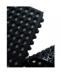 Anti Fatigue Rubber Workshop Mat Tile with Drainage Holes C