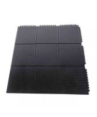 Checker Rubber Tiles 16mm Thick
