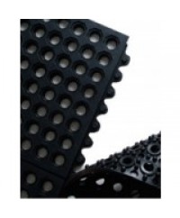 Rubber Antifatigue Tile with Drainage Holes A