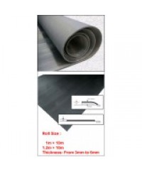 Rubber Gym Flooring Fine Ribbed B