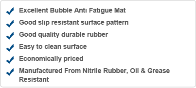 Bubble Anti Fatigue Mat Black